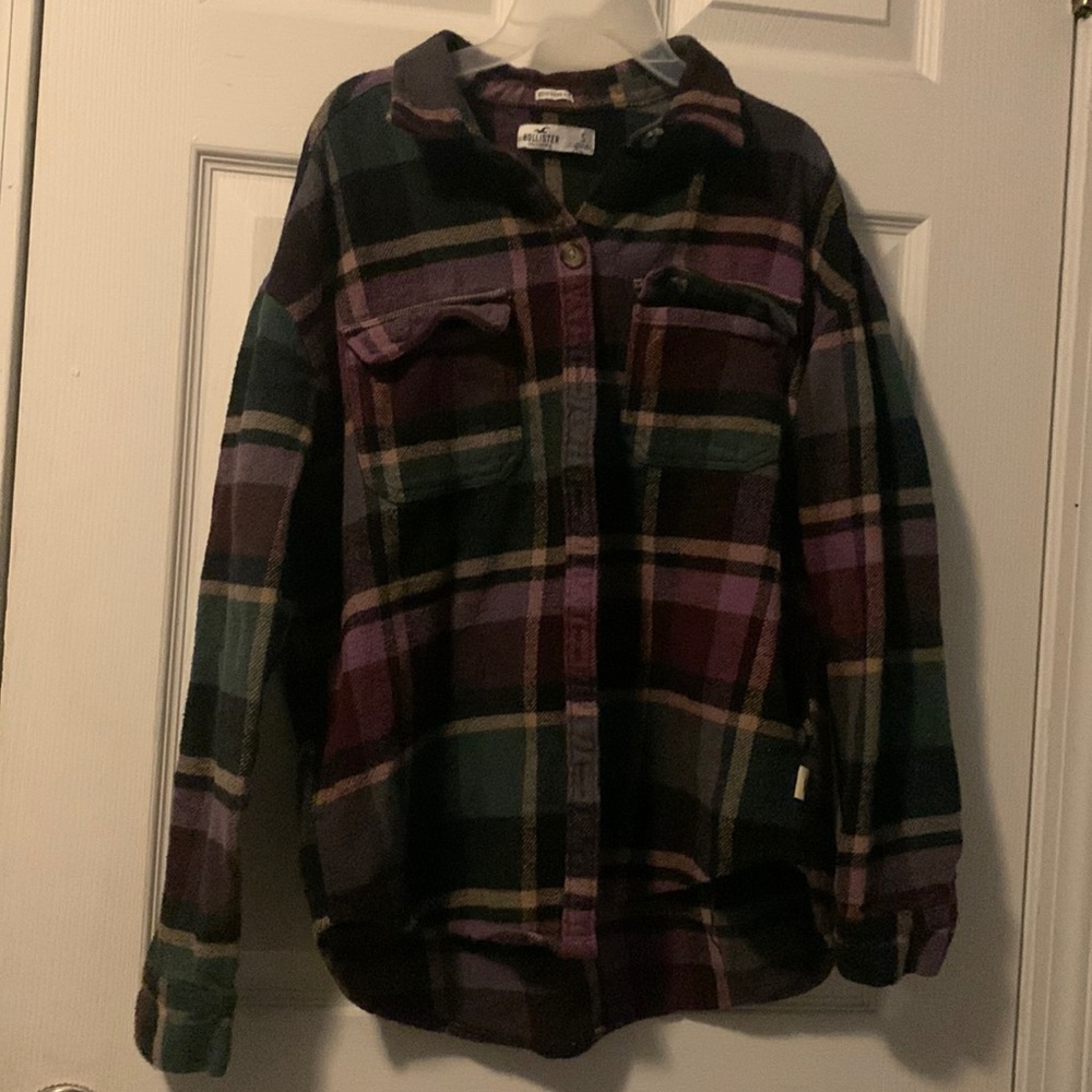 hollister size S flannel